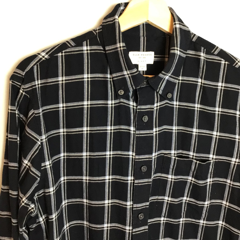 Club Monaco Men’s Casual Button down Shirt
